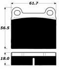 Porterfield Brake Pads for 1975 PORSCHE 914/4
