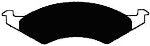 Porterfield Brake Pads for 1987 FORD TAURUS Rear Drum w/Phenolic Piston
