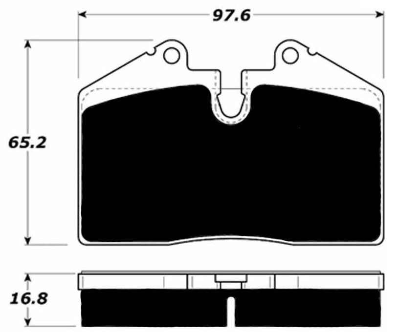 Porterfield Brake Pads for 1993 PORSCHE 911 Carrera 4 S