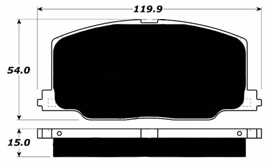 Porterfield Brake Pads for 1989 LEXUS ES 250