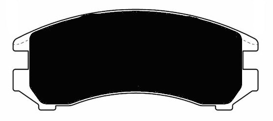 Porterfield Brake Pads for 1992 SUZUKI SWIFT 3 Door GTi