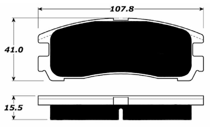 Porterfield Brake Pads for 1996 MITSUBISHI Diamante - Sedan