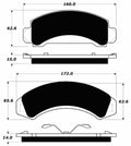 Porterfield Brake Pads for 1991 FORD RANGER