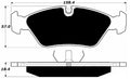 Porterfield Brake Pads for 1986 BMW 528E