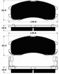 Porterfield Brake Pads for 1991 MAZDA MX-6 GT w/Rear Discs