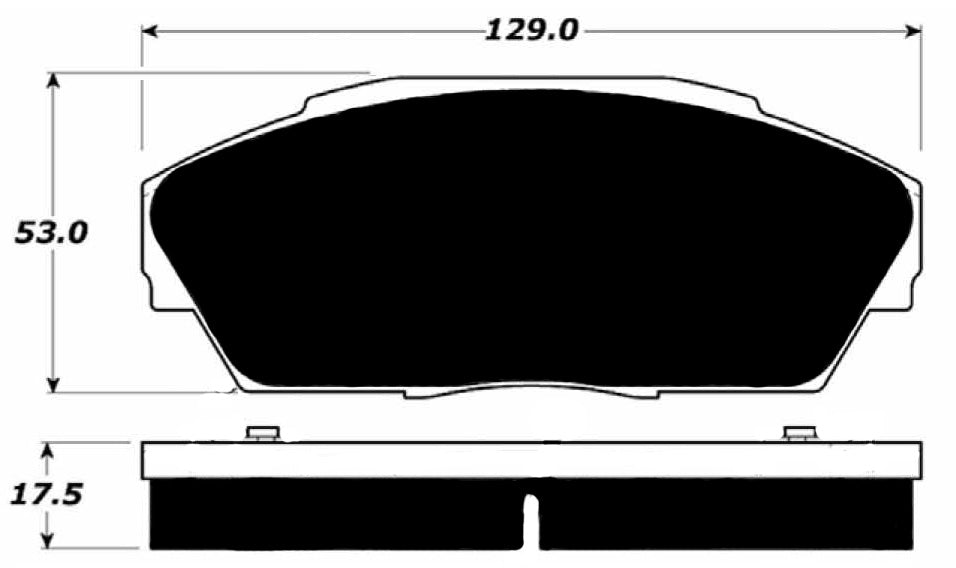 Porterfield Brake Pads for 1991 ACURA INTEGRA