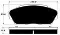 Porterfield Brake Pads for 1993 ACURA INTEGRA