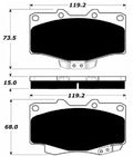 Porterfield Brake Pads for 1989 TOYOTA 4RUNNER