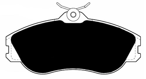 Porterfield Brake Pads for 1990 AUDI V8 Quattro Girling F/Calipers