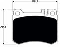 Porterfield Brake Pads for 1987 MERCEDES-BENZ 560 SL