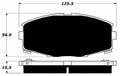 Porterfield Brake Pads for 1992 TOYOTA SUPRA