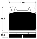 Porterfield Brake Pads for 1983 VOLKSWAGEN VANAGON