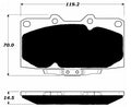 Porterfield Brake Pads for 1993 NISSAN 300ZX Turbo