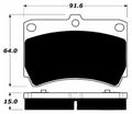 Porterfield Brake Pads for 1993 MAZDA 323