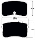 Porterfield Brake Pads for 1990 AUDI 200 Turbo Quattro 20 Valve
