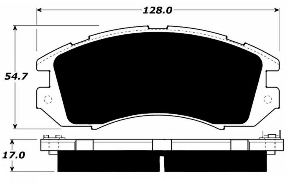 Porterfield Brake Pads for 1993 SUBARU LEGACY WAGON