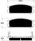 Porterfield Brake Pads for 1990 SUBARU LEGACY SEDAN 4WD TURBO