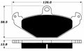 Porterfield Brake Pads for 2002 LOTUS ESPRIT