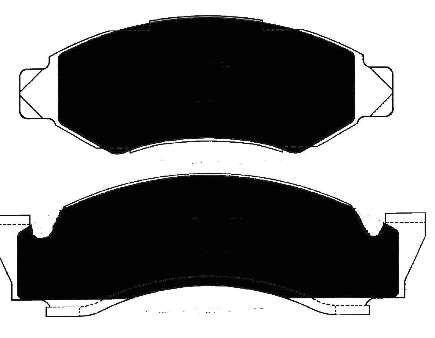 Porterfield Brake Pads for 1976 MERCURY COUGAR
