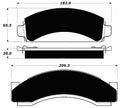 Porterfield Brake Pads for 1992 CHEVROLET C3500 2WD DRW Rear Disc