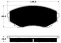 Porterfield Brake Pads for 2002 MAZDA MPV