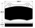 Porterfield Brake Pads for 1997 DODGE VIPER