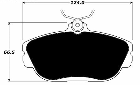 Porterfield Brake Pads for 1998 MERCURY SABLE