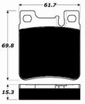 Porterfield Brake Pads for 1995 MERCEDES-BENZ S320 ATE Front Cal