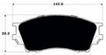 Porterfield Brake Pads for 1999 MAZDA MILLENIA