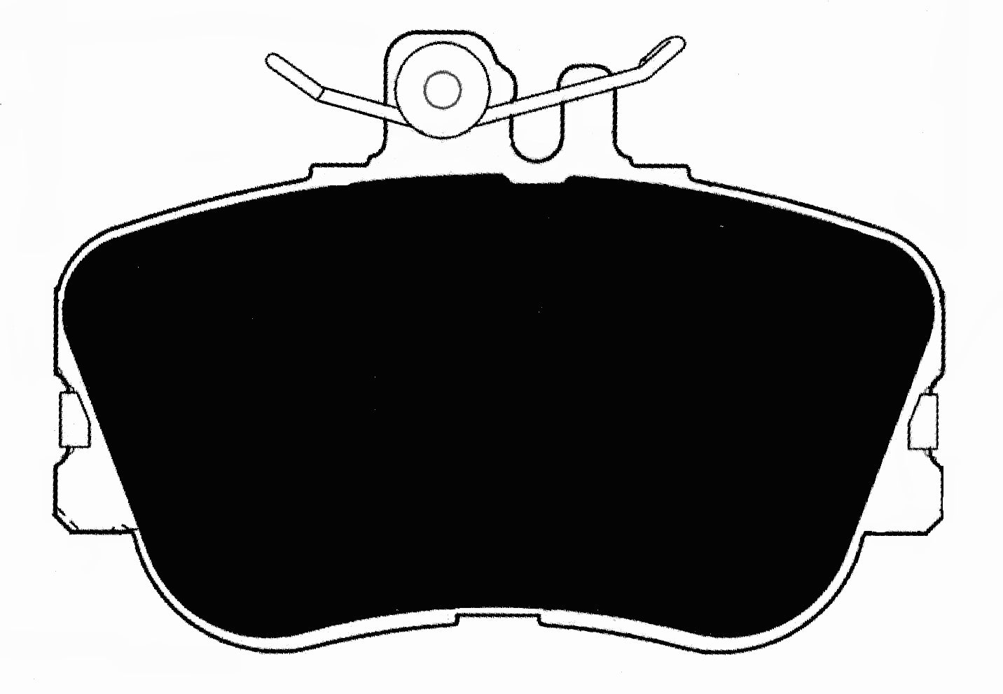 Porterfield Brake Pads for 1995 MERCEDES-BENZ C280 2 Pin Pad R/Cal. w/ASR