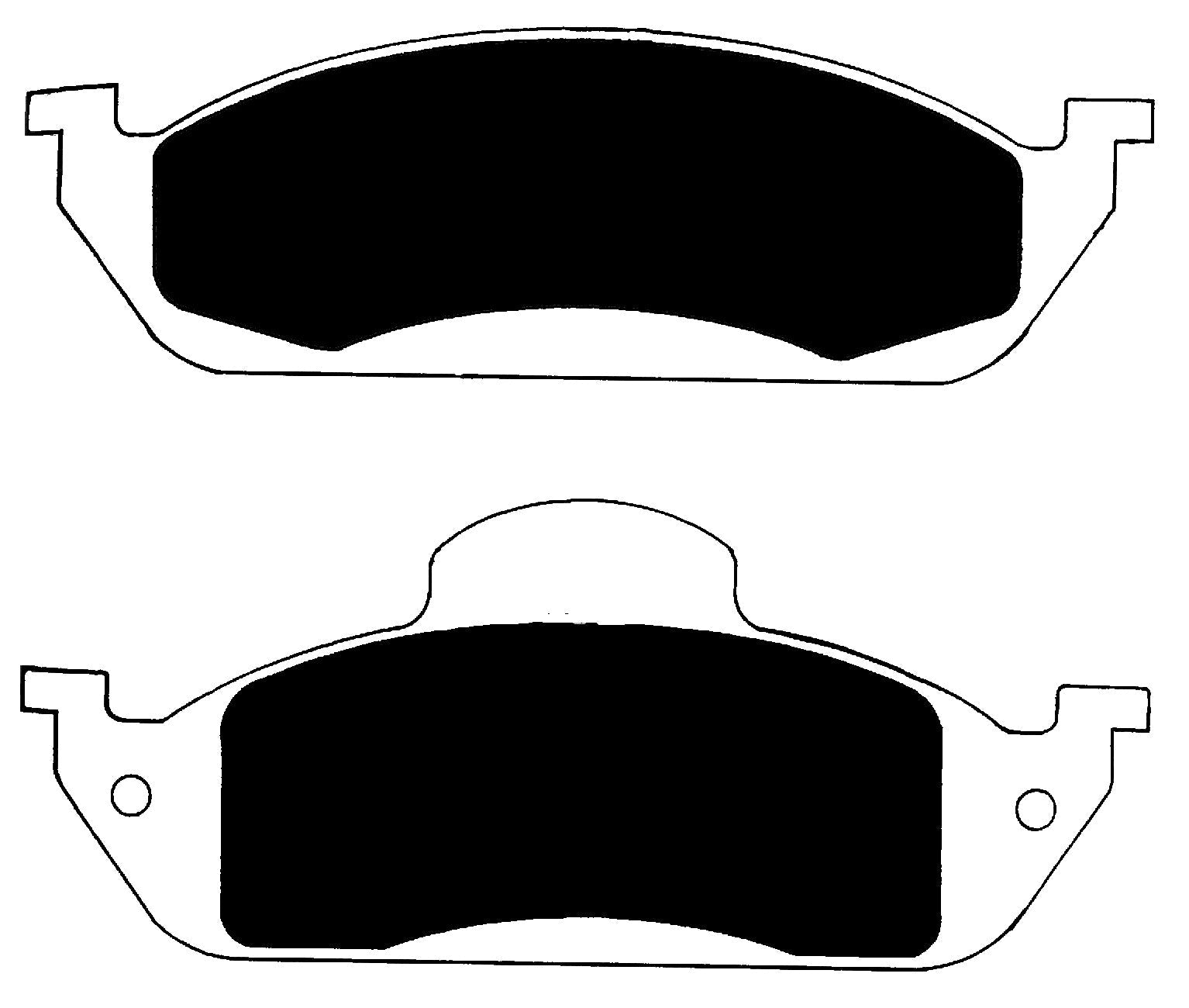 Porterfield Brake Pads for 2000 MERCEDES-BENZ ML320