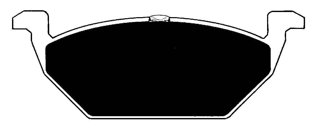 Porterfield Brake Pads for 2000 VOLKSWAGEN JETTA 2.0L Gas