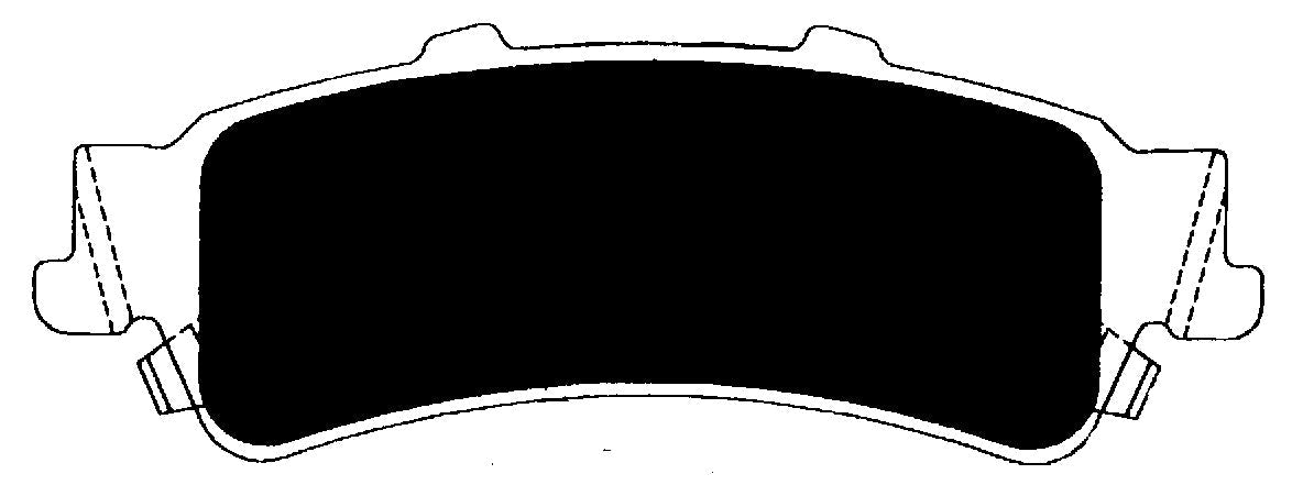 Porterfield Brake Pads for 2002 GMC YUKON XL 2WD 1/2 Ton w/o limited slip axle