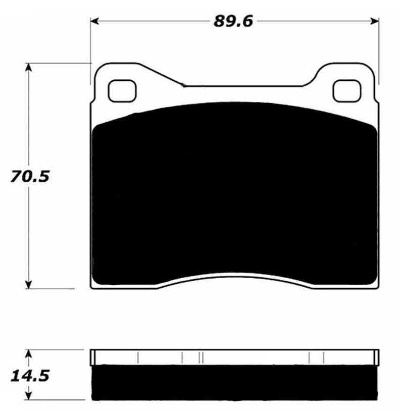 Porterfield Brake Pads for 1970 BMW 2002Ti