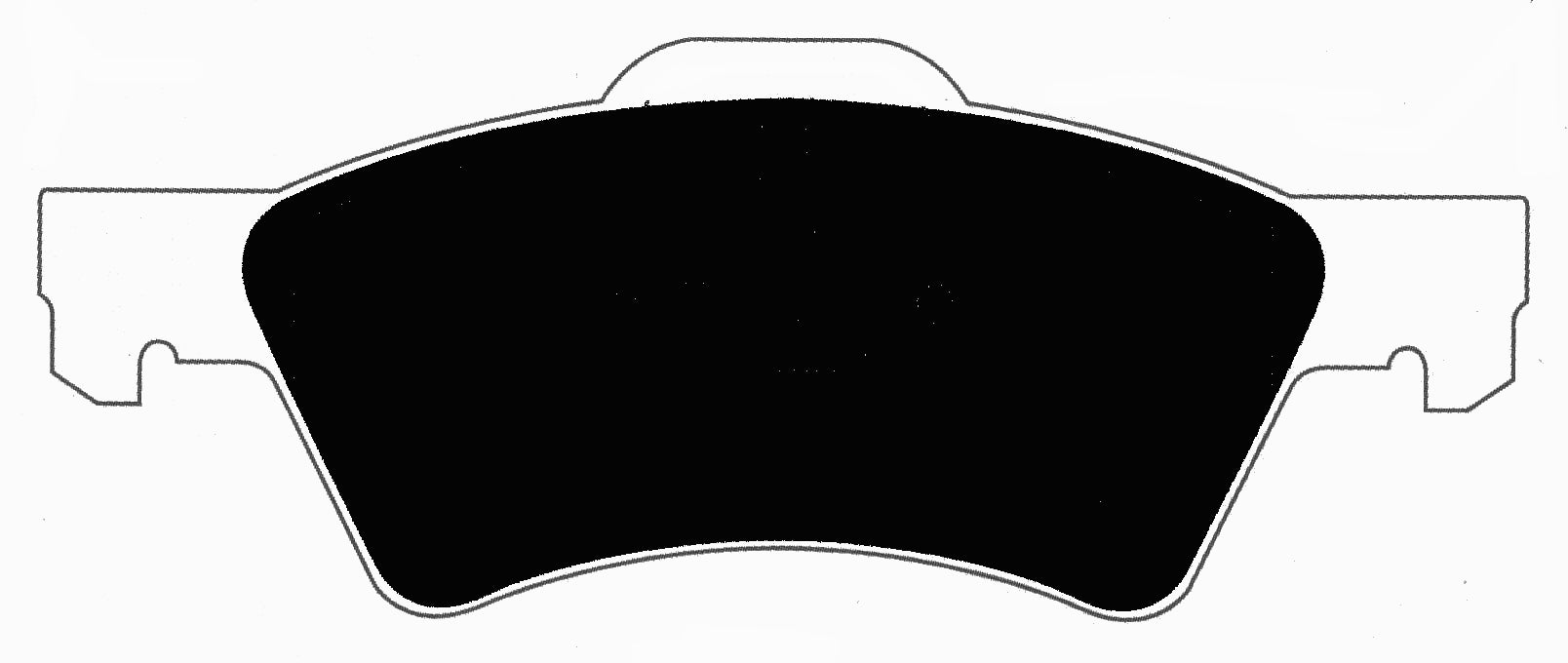 Porterfield Brake Pads for 2004 DODGE CARAVAN / GRAND CARAVAN FWD R/Drum Caliper Cast 6623.9
