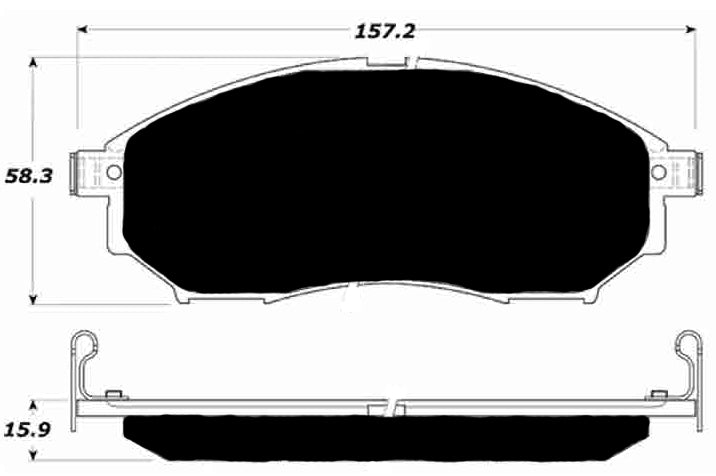 Porterfield Brake Pads for 2002 INFINITI Q45