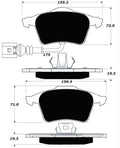 Porterfield Brake Pads for 2009 VOLKSWAGEN PASSAT 4-Motion 3.6L