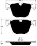 Porterfield Brake Pads for 2016 BMW X6 M