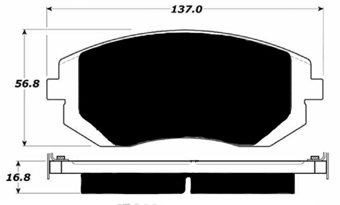 Porterfield Brake Pads for 2010 SUBARU IMPREZA OUTBACK