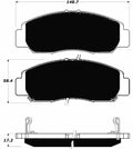 Porterfield Brake Pads for 2004 HONDA ACCORD Coupe V6 - EX A/T