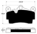 Porterfield Brake Pads for 2009 VOLKSWAGEN TOUAREG 2 V10 5.0L w/350mm Front Discs