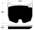 Porterfield Brake Pads for 2004 MERCEDES-BENZ E55 AMG