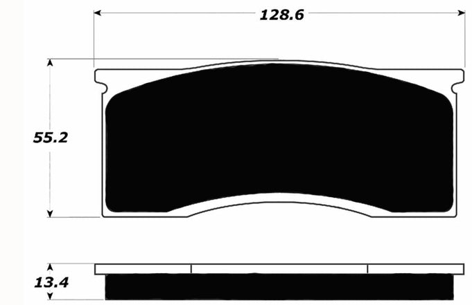 Porterfield Brake Pads for 1968 PLYMOUTH BARRACUDA w/Front Disc
