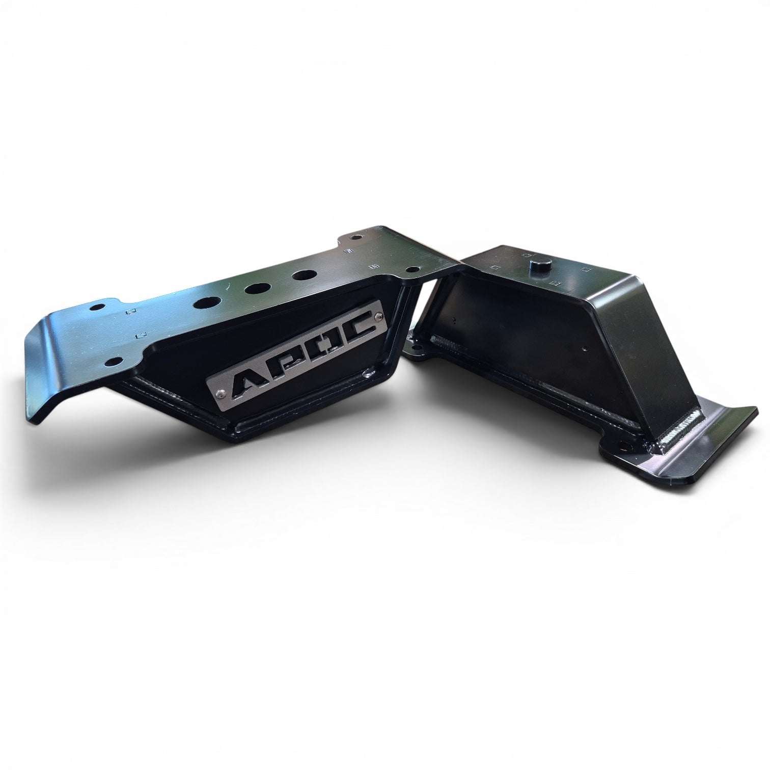Toyota Tacoma rear lift block by Apoc Industries, 4 to 8 inches, USA-made steel, anti-wrap design with compound taper.