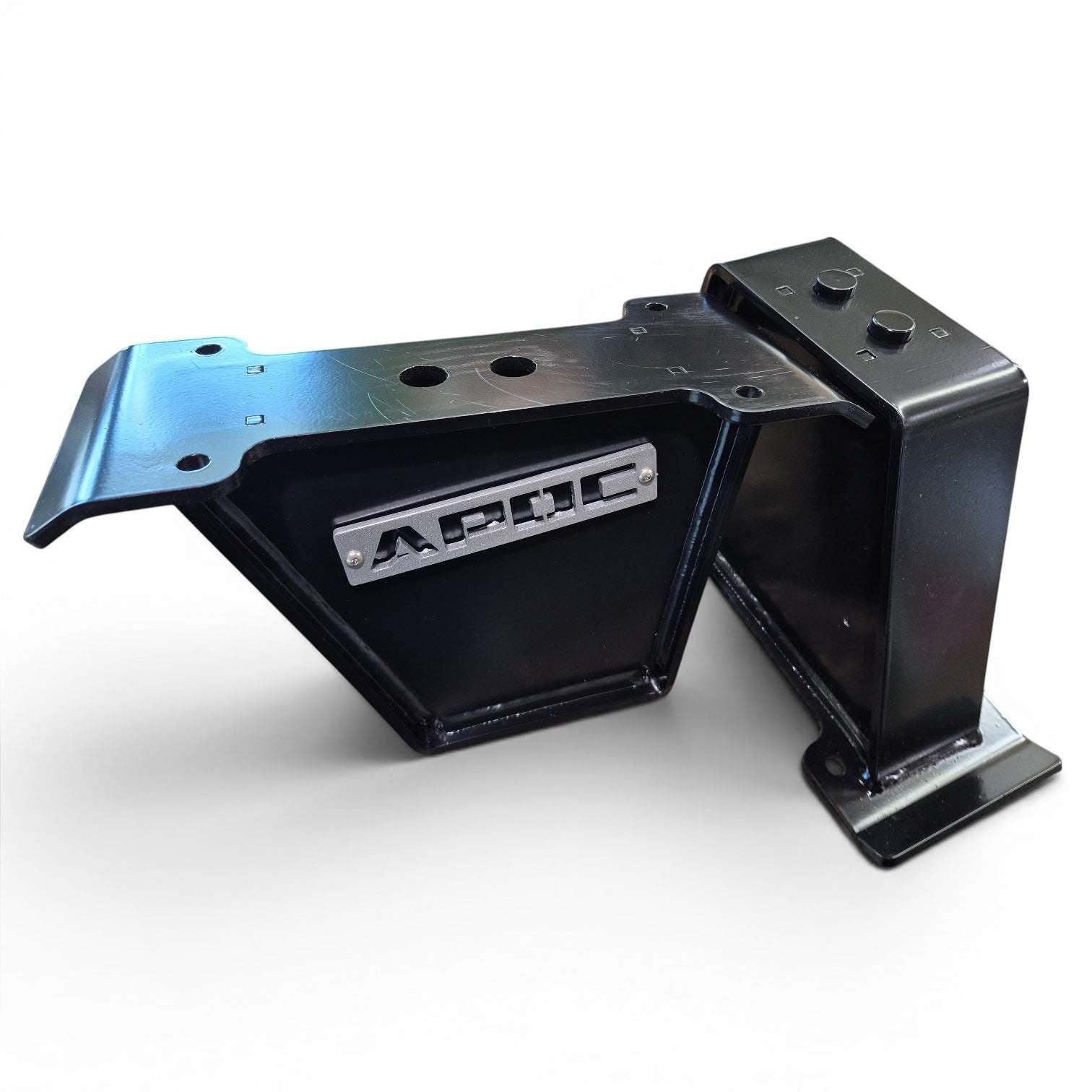 Toyota Tacoma rear lift block by Apoc Industries, 4 to 8 inches, USA-made steel anti-wrap lift block with compound taper.