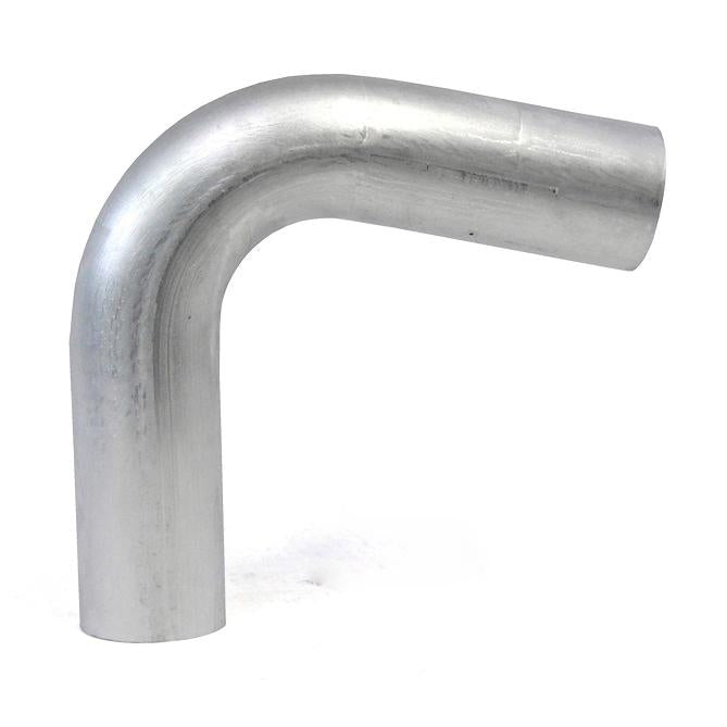 HPS Performance Products HPS 2-3/4" OD 110 Degree Bend 6061 Aluminum Elbow Pipe Tubing 16 Gauge w/ 4-5/16" CLR