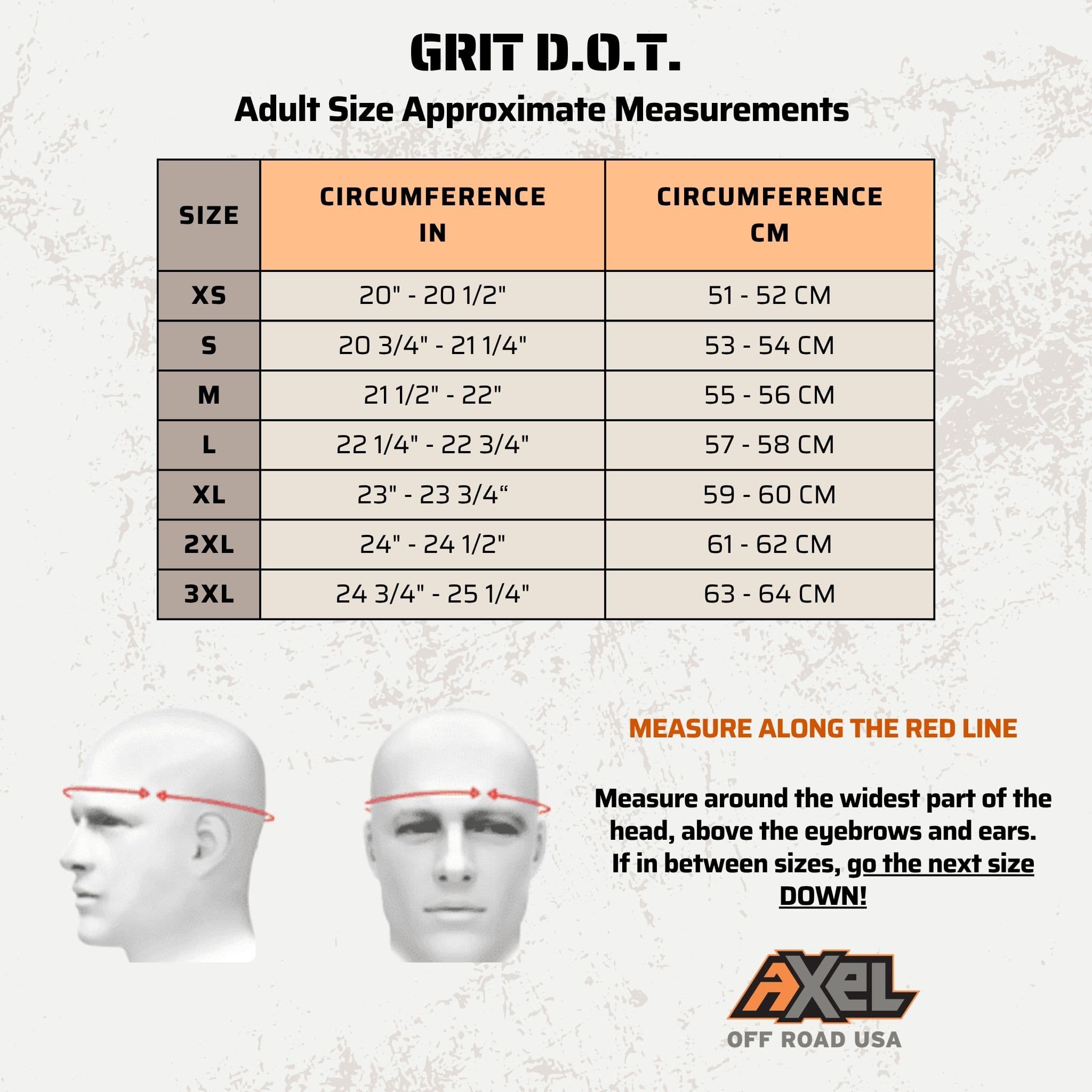 AXEL OFF ROAD GRIT D.O.T. Helmet in matte black with a sleek, aerodynamic design for off-road riding and protection.