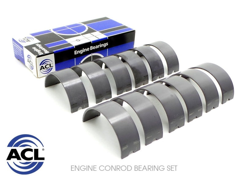 ACL 1962-1998 Ford Prod V8 255/289/302 .20mm Oversized Trimetal Rod Bearing Set 8B634P-20
