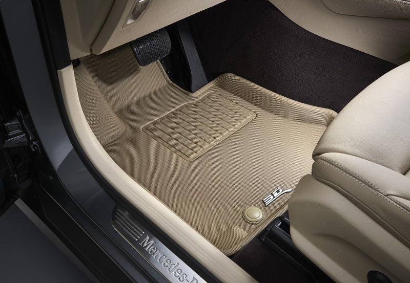 3D MAXpider 2005-2011 Audi A6/S6 Kagu 1st Row Floormat - Tan L1AD00611502