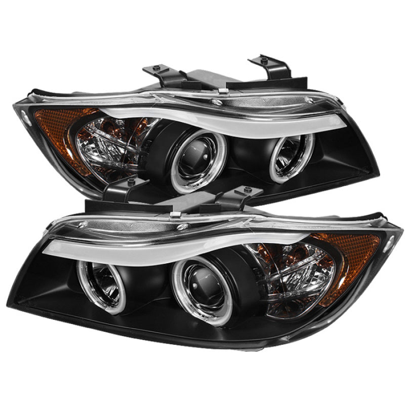 Spyder BMW E90 3-Series 06-08 4DR Projector CCFL Halo - Eyebrow Bulb Blk- PRO-YD-BMWE9005-CCFL-BK 5029652